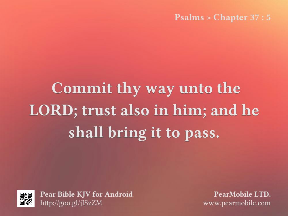Psalms, Chapter 37:5